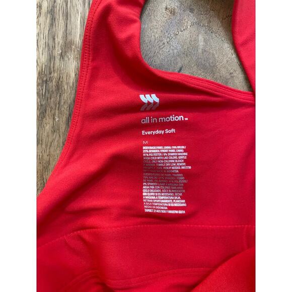 NWT All In Motion Everyday Soft Medium Support Longline Sports Bra Size M - Picture 5 of 7